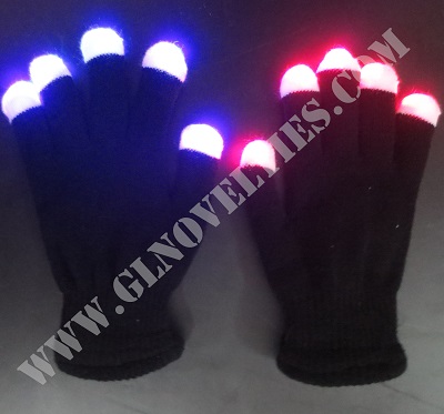 Black Flashing Glove XY-480