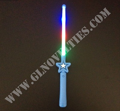 Light Up Star Wand with 3 leds XY-2512
