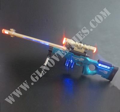 Light Up Gun with Sounds XY-2536