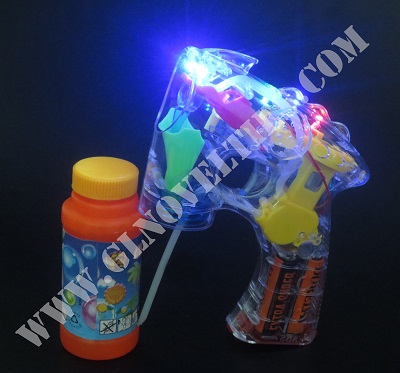 Light Up Space Bubble Gun XY-2544
