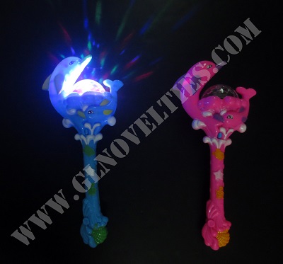 Light Up Dolphin Spinning Wand XY-2667