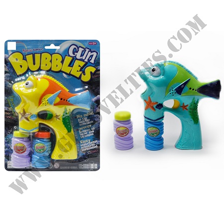 Light Up Clownfish Bubble Gun (SMALL )XY-2655