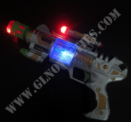 Light Up Snowfalke Gun with laser XY-1780