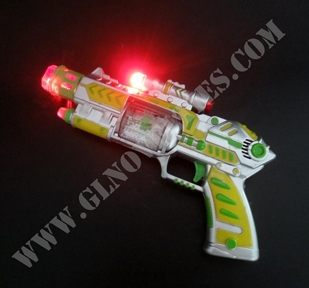 Light Up Snowflake Vibration Gun with Laser XY-1782