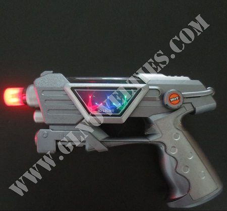 Light Up Gun with 3D Light XY-1942