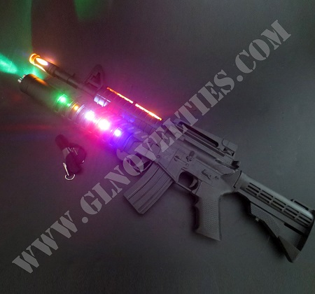 Light Up Spinning Gun XY-2515
