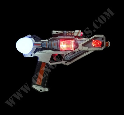 Light Up Space Gun with Laser XY-334