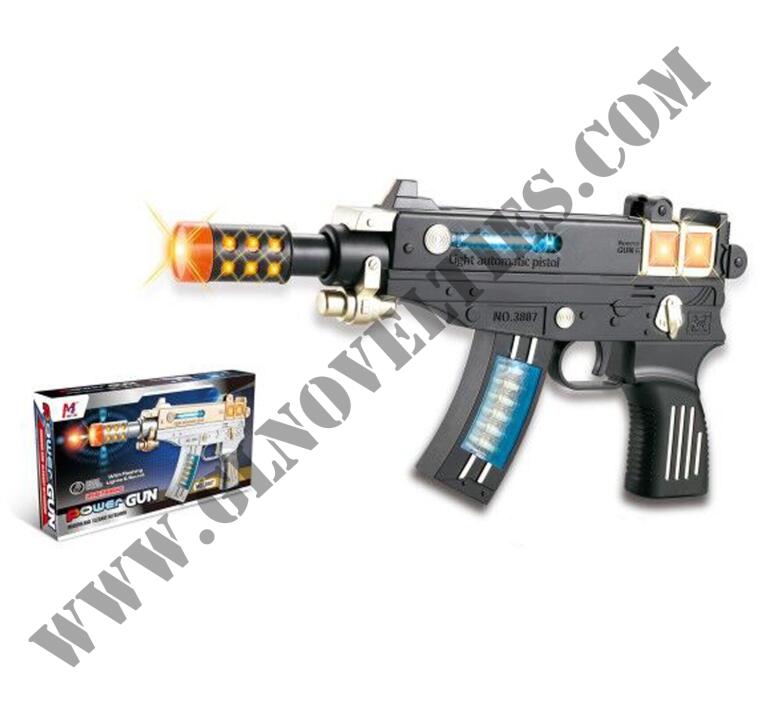 Light Up Space Gun with Laser XY-4767