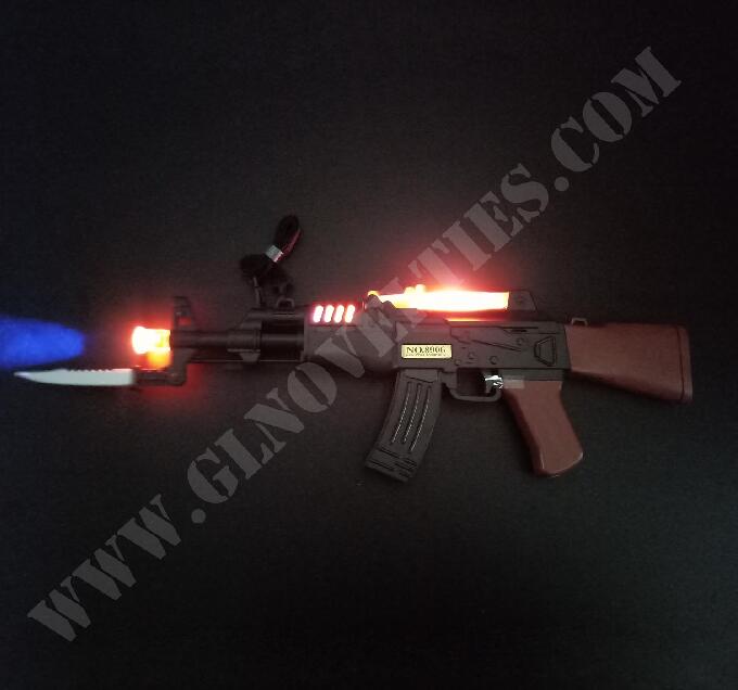 Light Up Vibration Gun with laser XY-4776