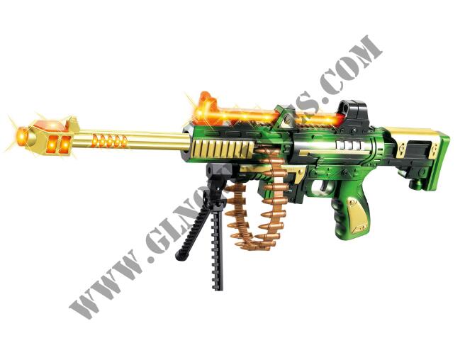 Light Up Vibration Gun with Laser XY-3325