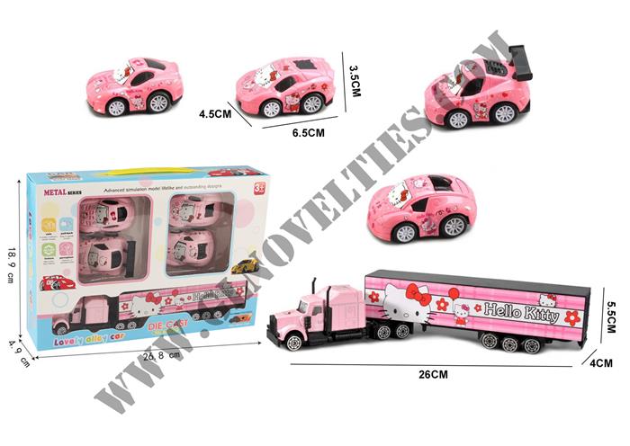 Full Back Hello Kitty Cartoon Car GL-6041